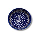 C38 Bunzlau Rijstkom - Rice Bowl groot 70X Flower Tendril Rice Bowl